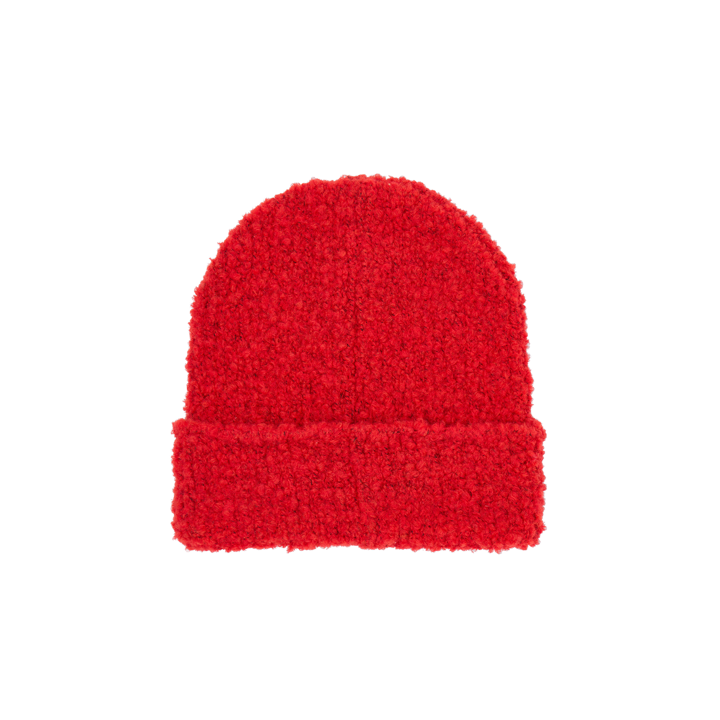 Fuzzy Beanie Fiery Red