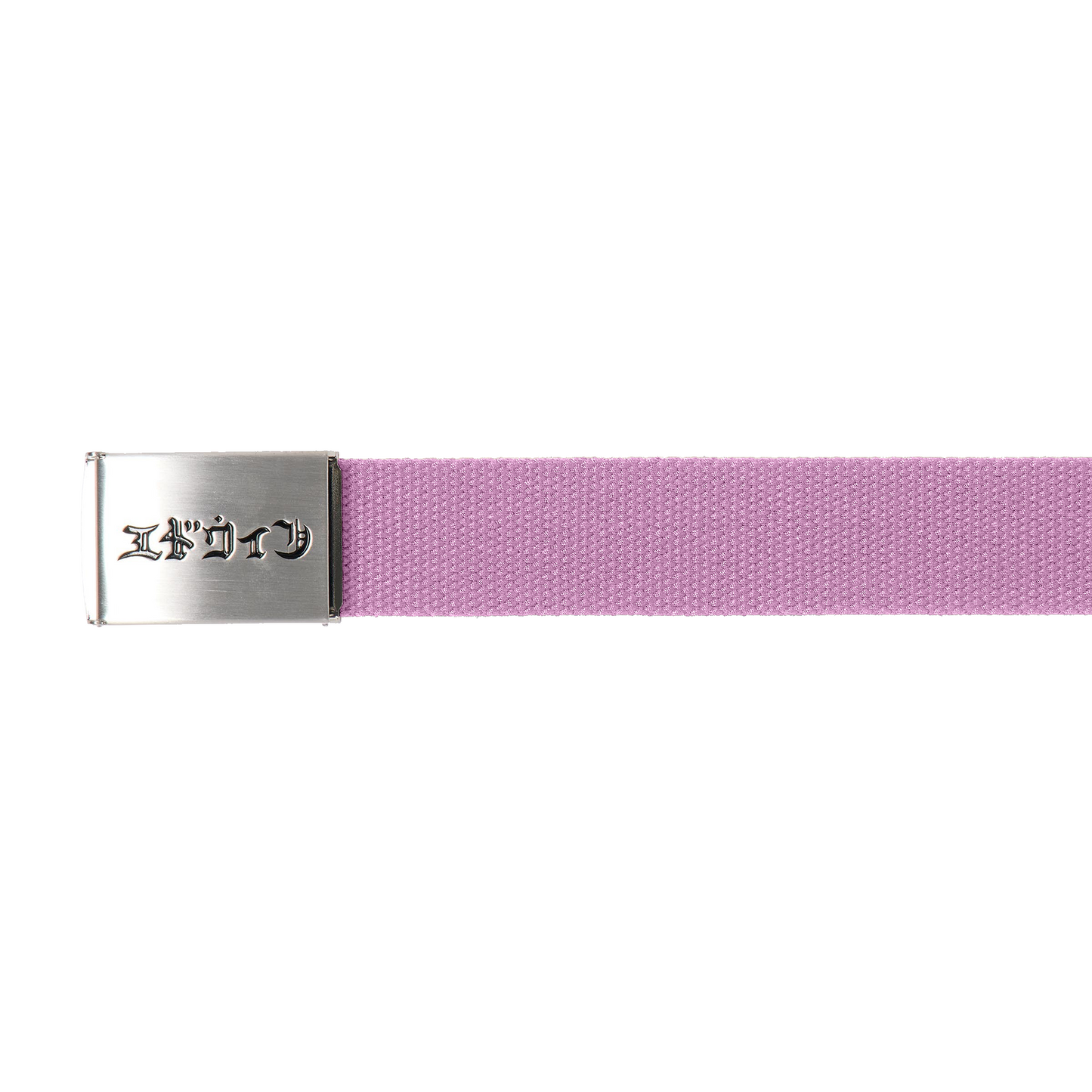 Katakana Clip Belt Mauve