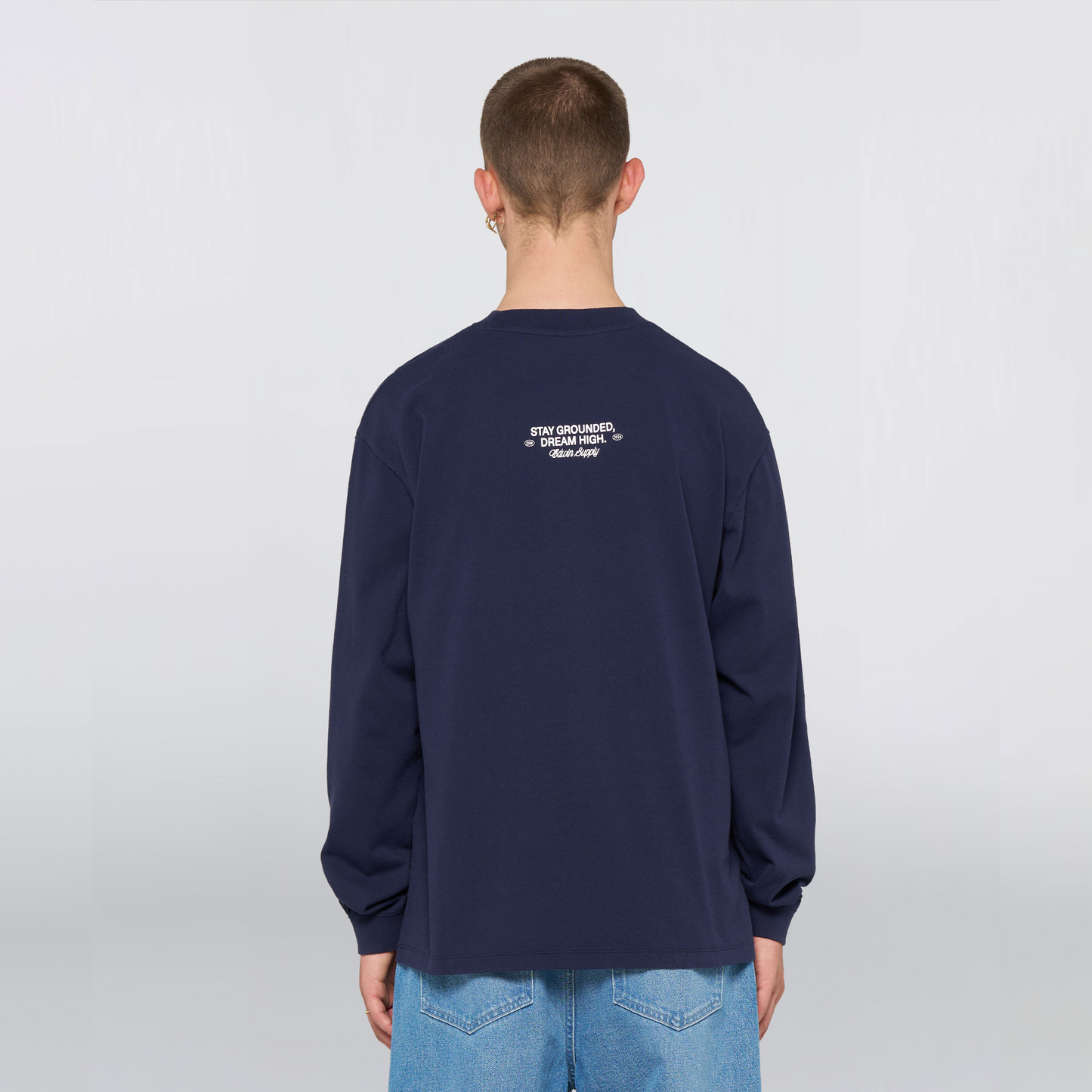 Laid-Back League Longsleeve T-Shirt Maritime Blue