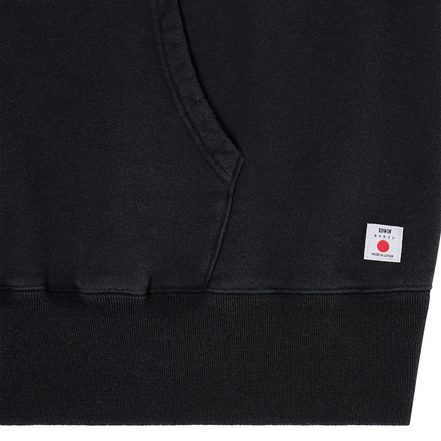 Raglan-Sleeve Hood Black