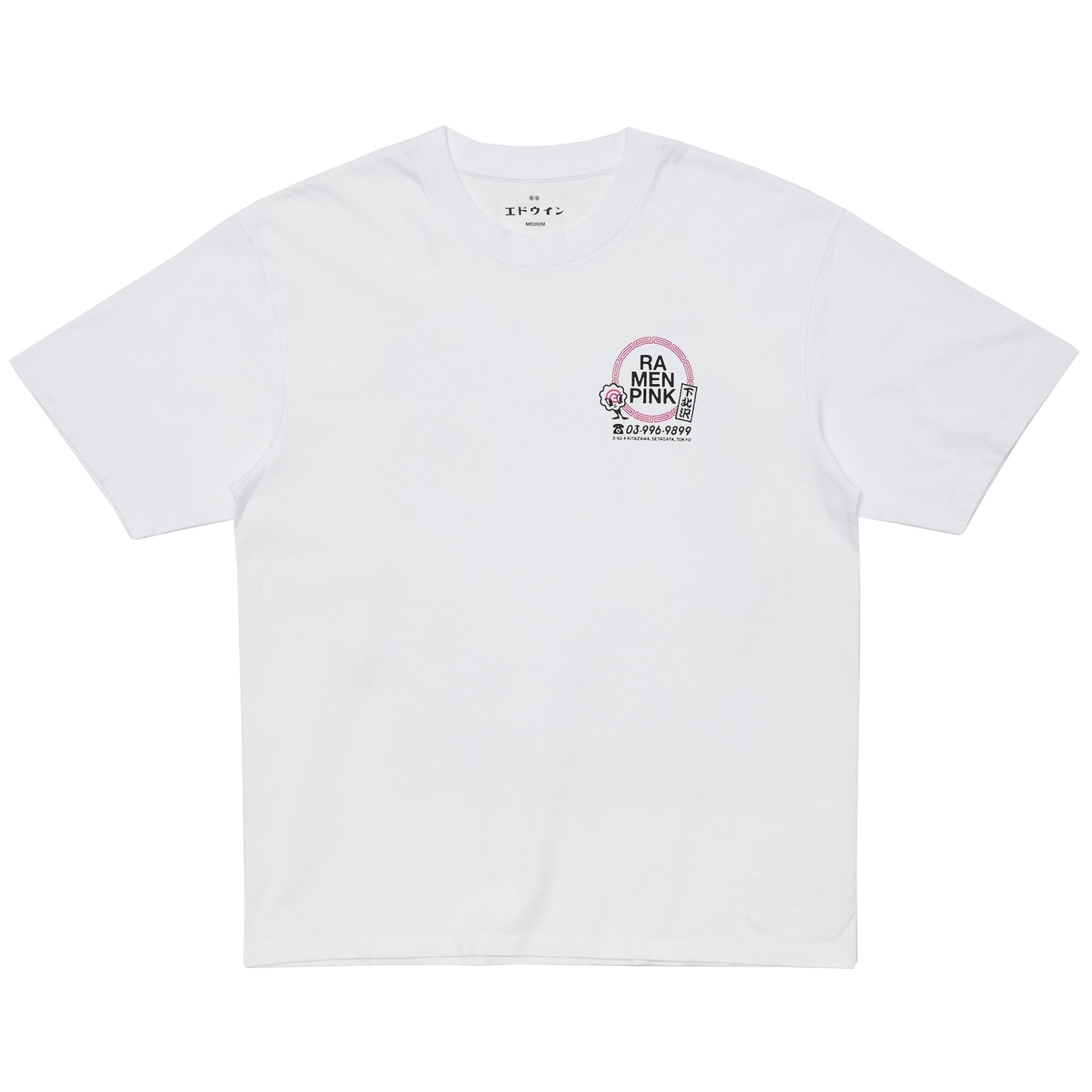 Ramen Pink T-Shirt White