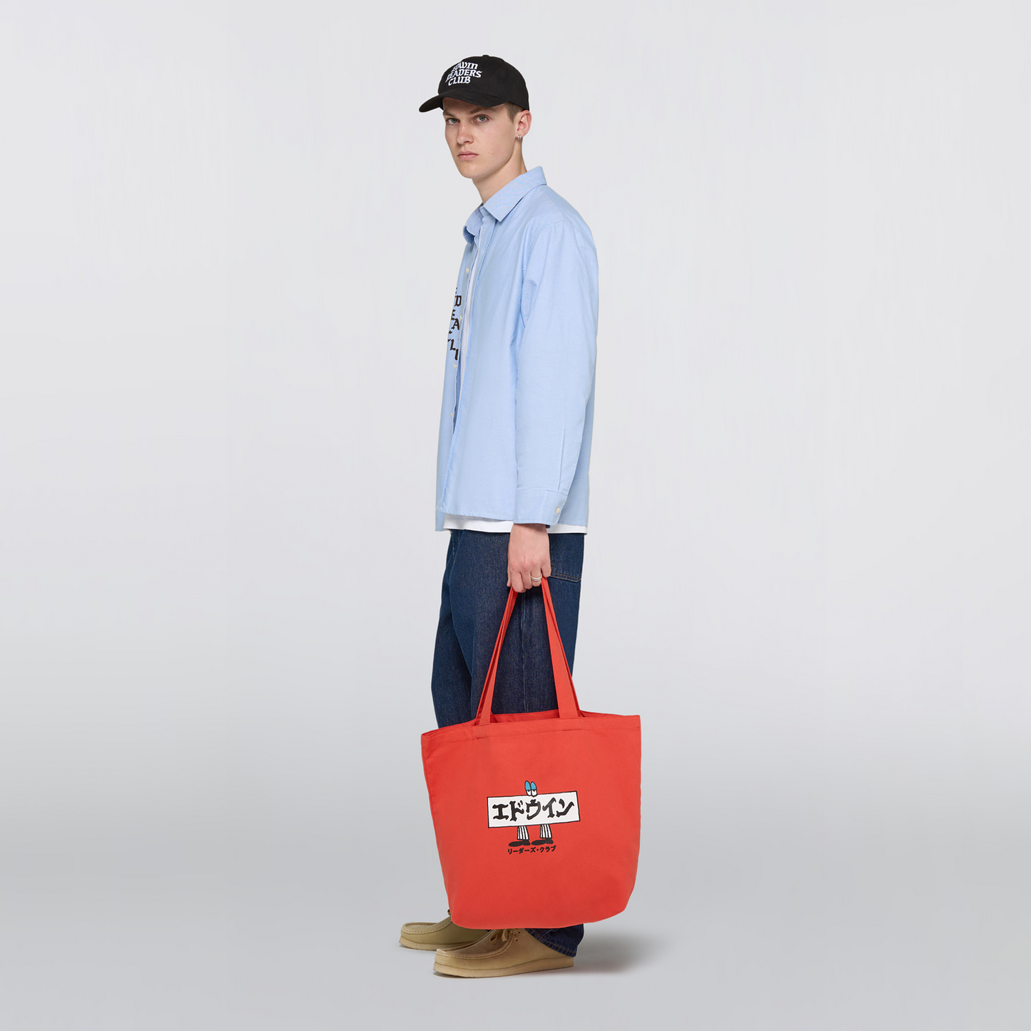 Edwin Tote Bag Shopper Red