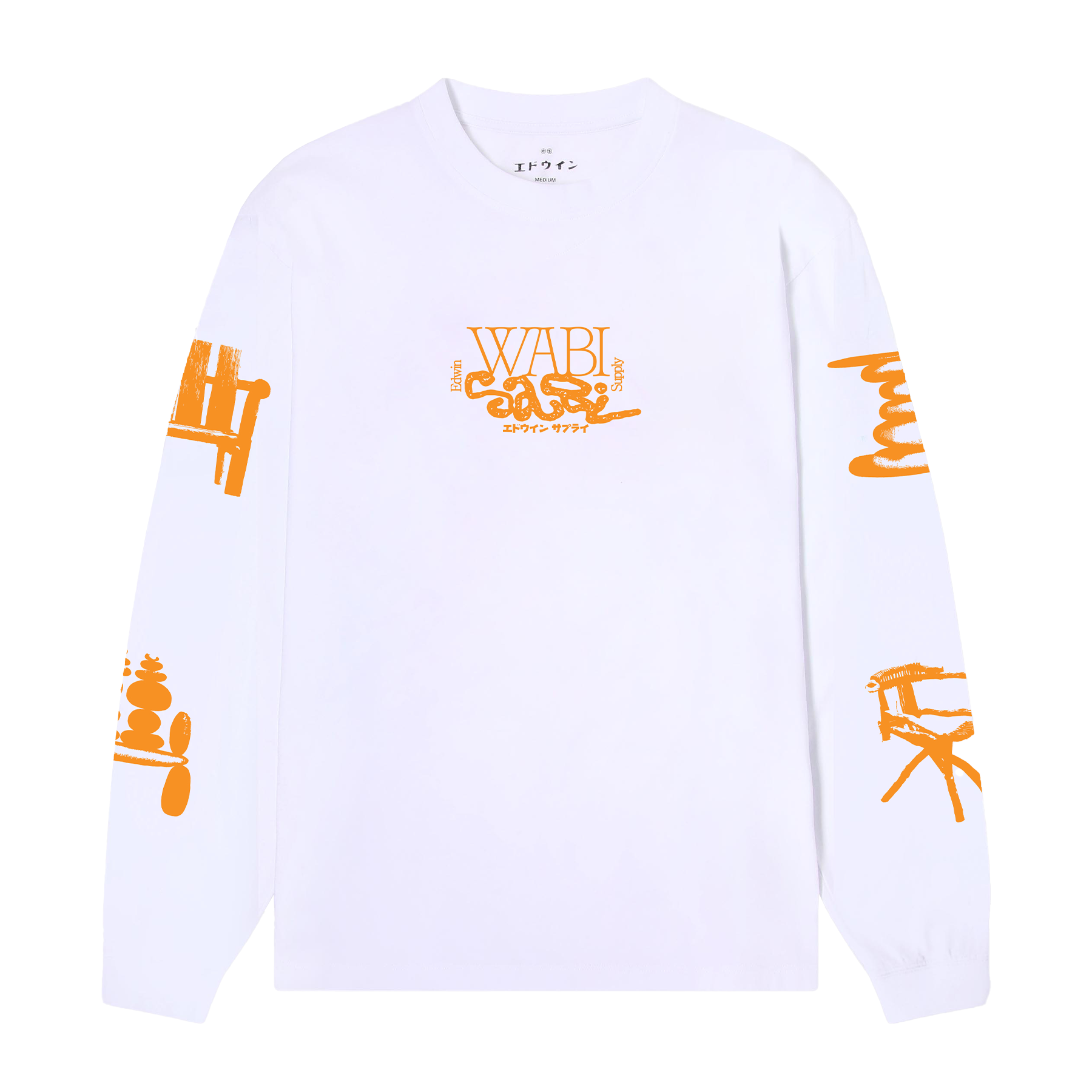 Wabi Sabi Longsleeve T-Shirt White – The Sky Walker Store Wabi Sabi Longsleeve T-Shirt White – The Sky Walker Store