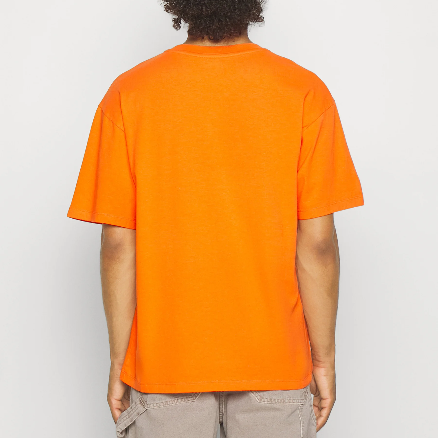 Oversize Basic T-Shirt Tangerine Tango