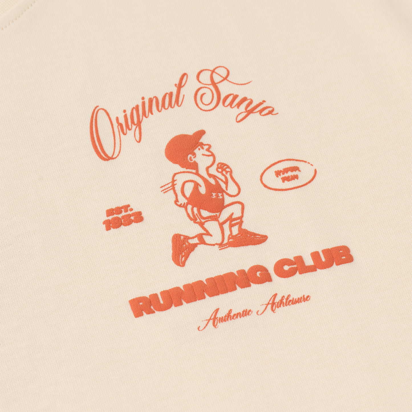 Running Club T-Shirt Ecru