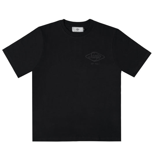 Flocked Logo T-Shirt All Black