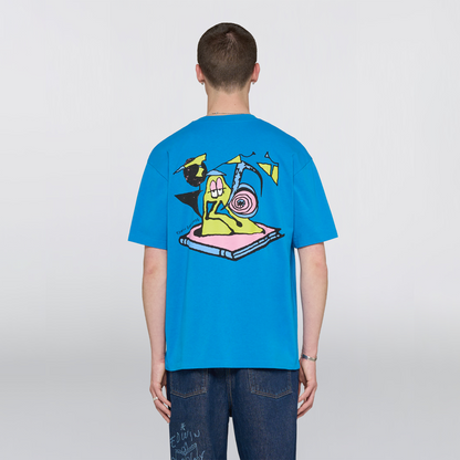 Always Reading T-Shirt Directoire Blue