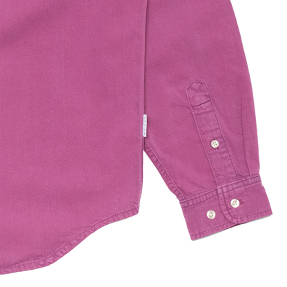 Arlo Denim Shirt Red Plum (Overdyed)