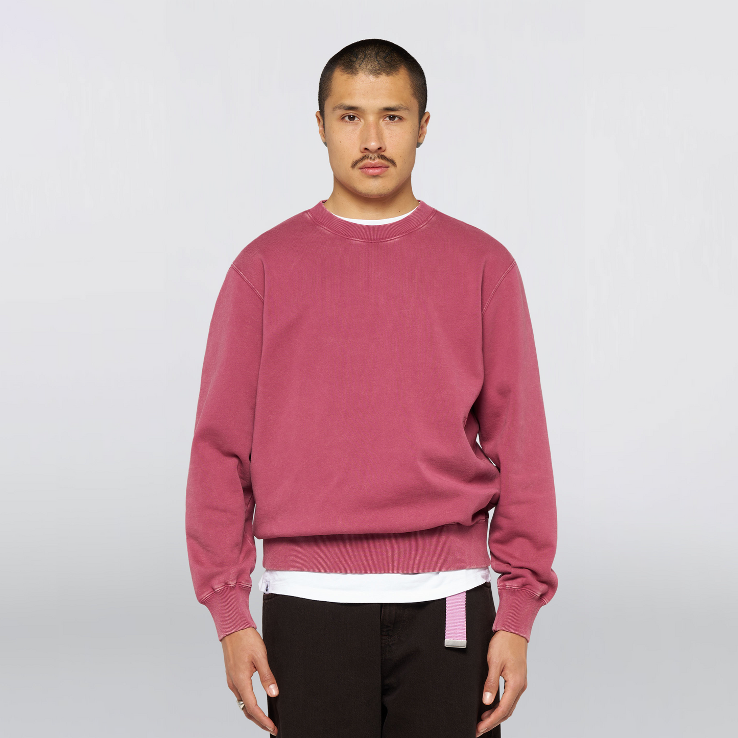 Axiom Crew Sweat Red Plum (Marble Fade Out)