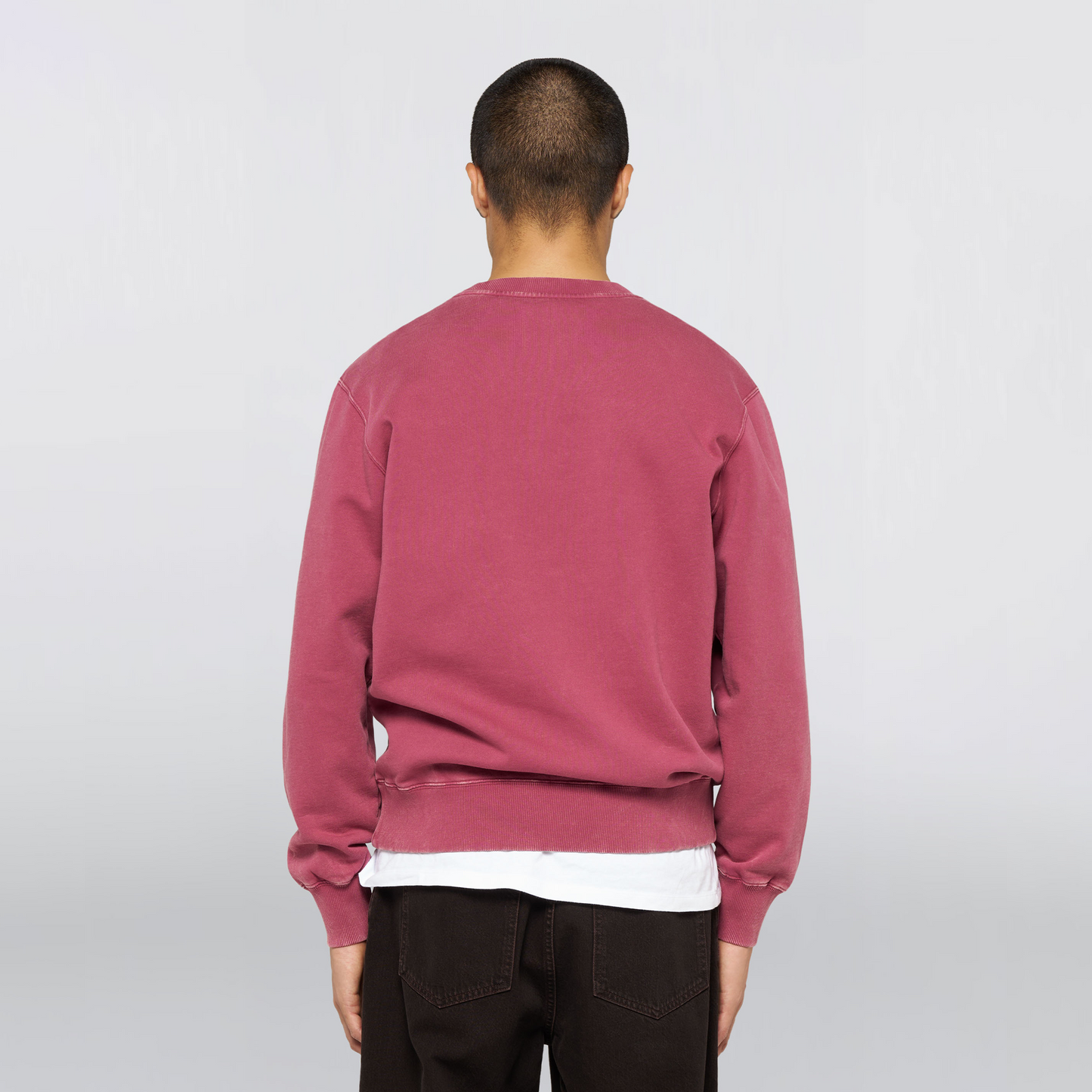 Axiom Crew Sweat Red Plum (Marble Fade Out)