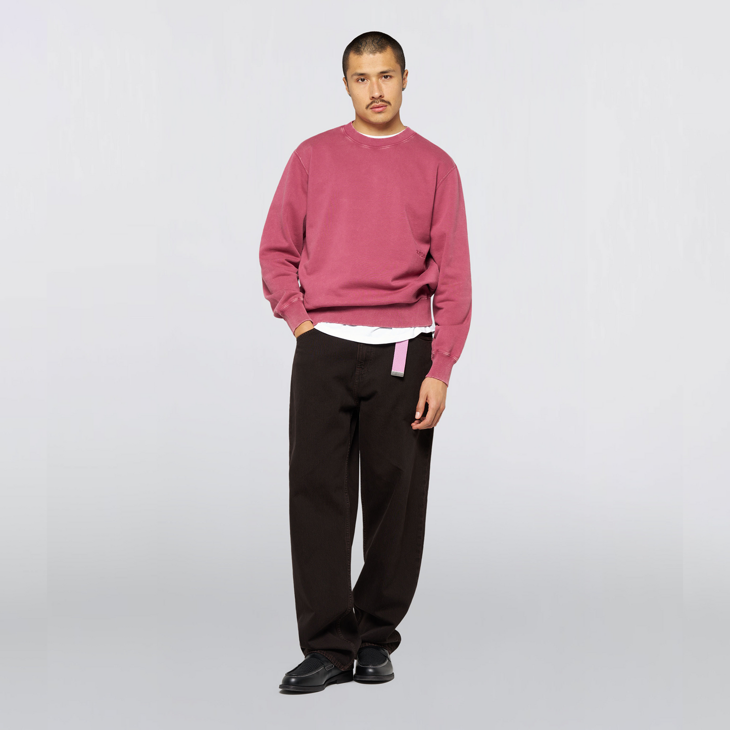 Axiom Crew Sweat Red Plum (Marble Fade Out)