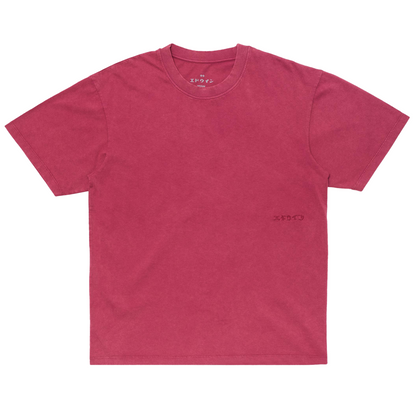 Axiom T-Shirt Red Plum (Marble Fade Out)