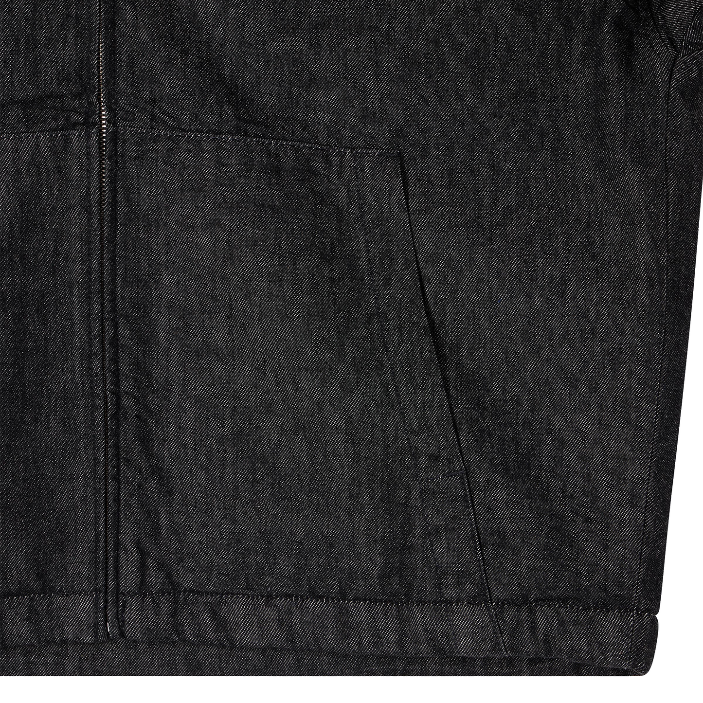 Daimon Hooded Lined Jacket Black