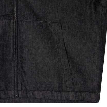 Daimon Hooded Lined Jacket Black