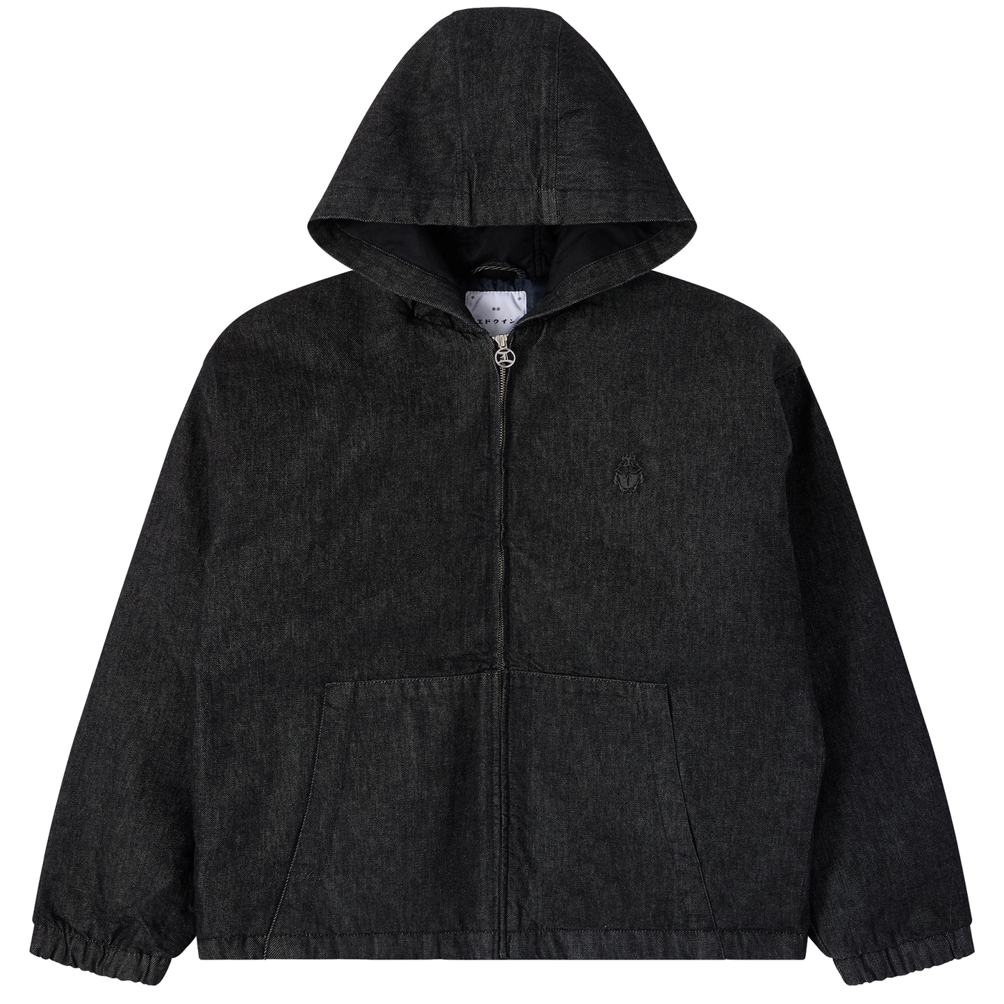 Daimon Hooded Lined Jacket Black