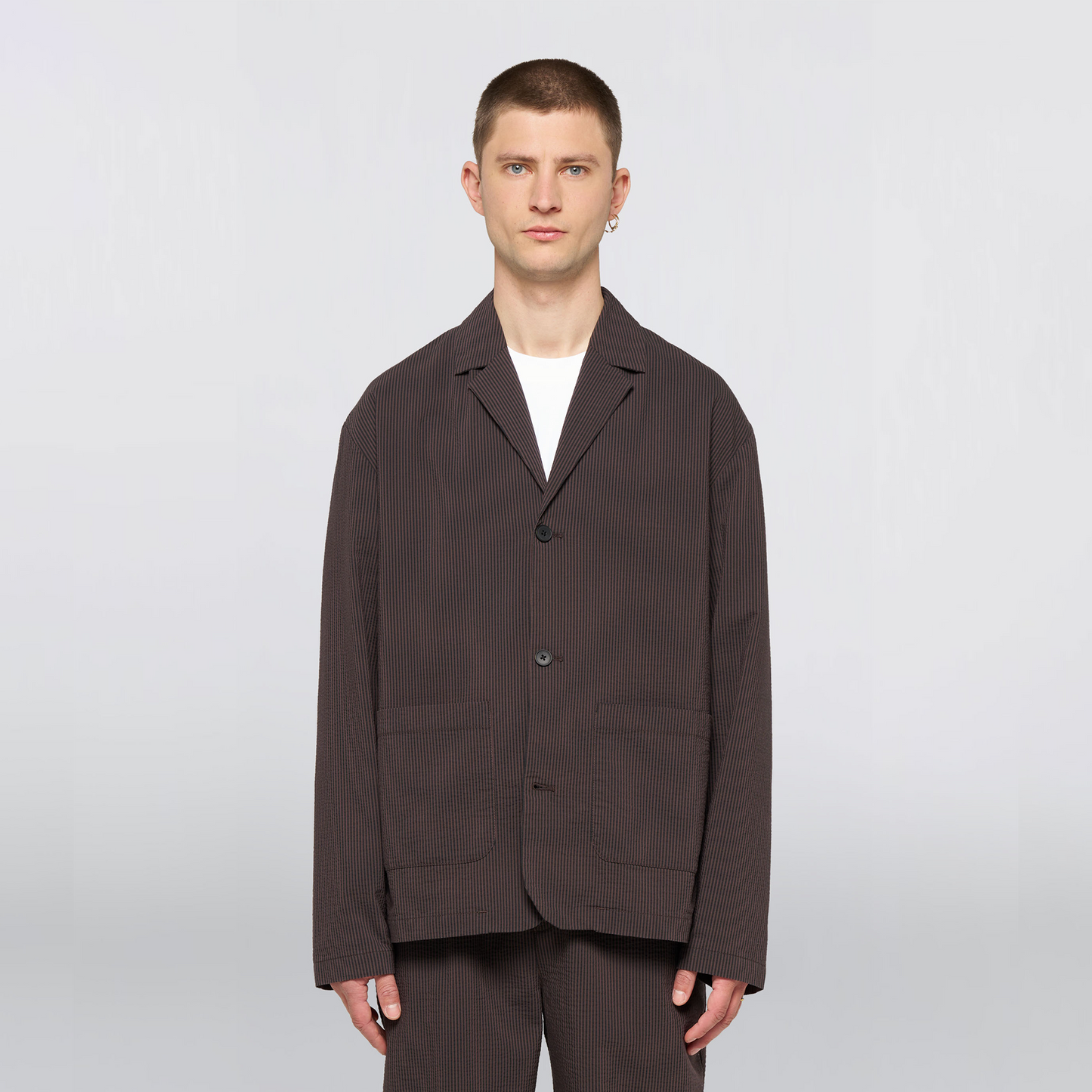 Edison Blazer Coffee Bean / Black