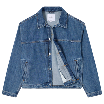 Freeland Jacket Blue (Mid Stone Wash)