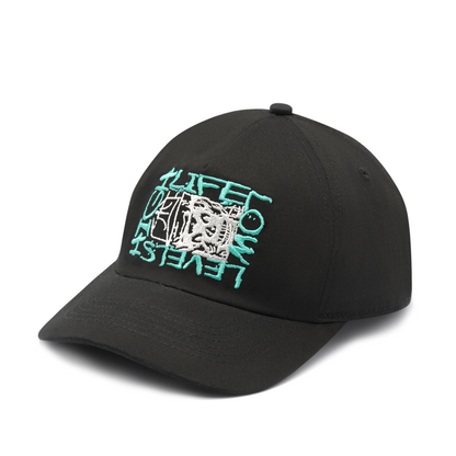Hatty Man 5 Panel Cap Black
