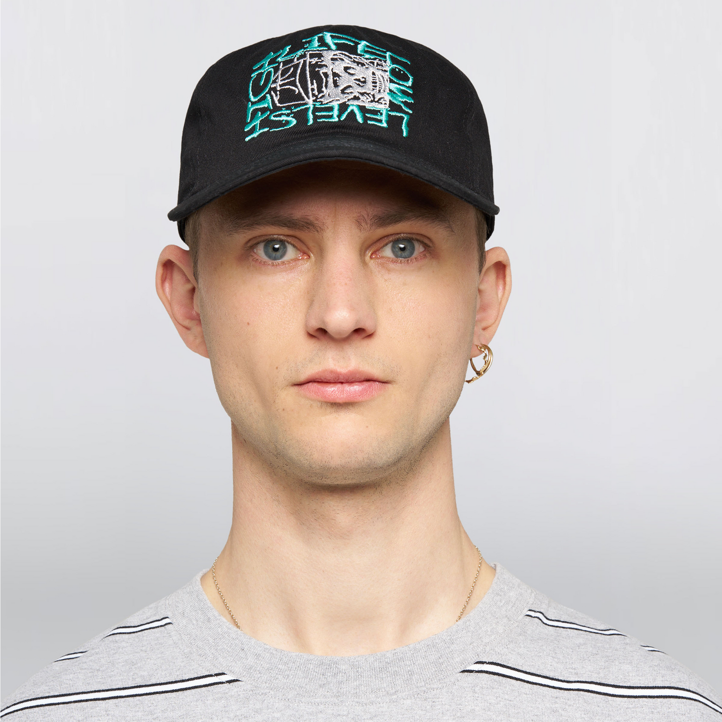 Hatty Man 5 Panel Cap Black