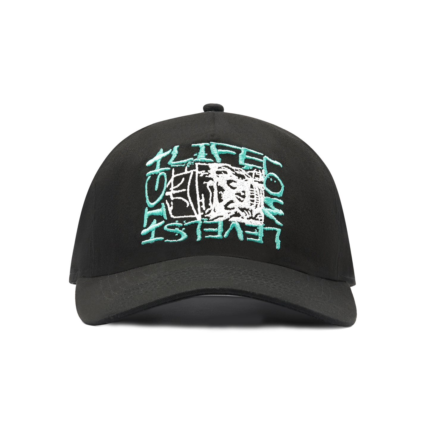 Hatty Man 5 Panel Cap Black