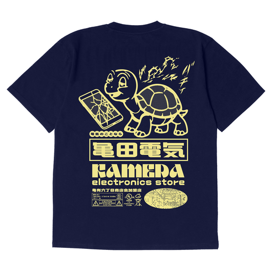 Kamera T-Shirt Maritime Blue