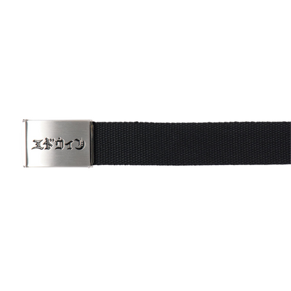 Katakana Clip Belt Black