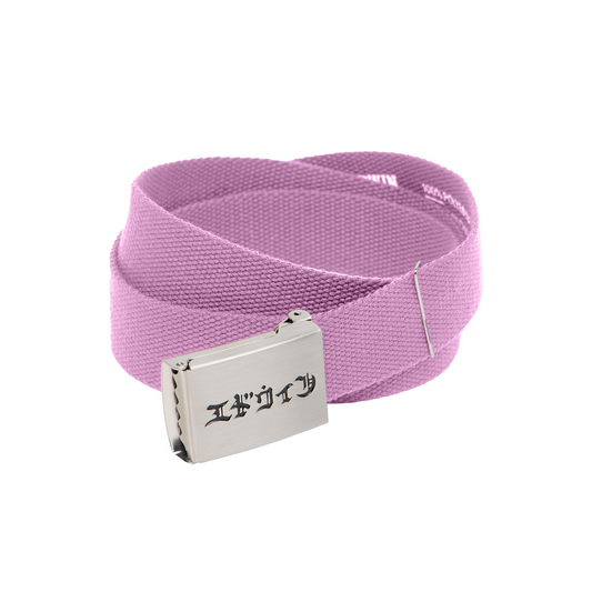 Katakana Clip Belt Mauve