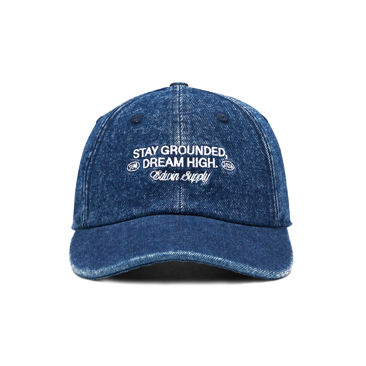 Laid-Back League Denim Cap Blue (Sandstone Washed)