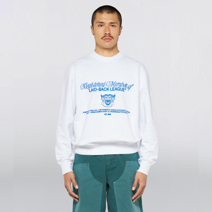Laid-Back League Sweat White