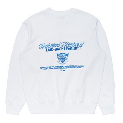 Laid-Back League Sweat White