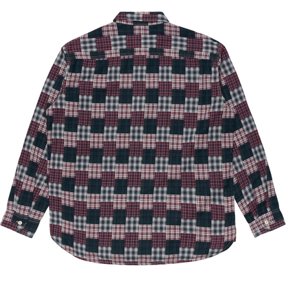 Work Shirt Green / Red