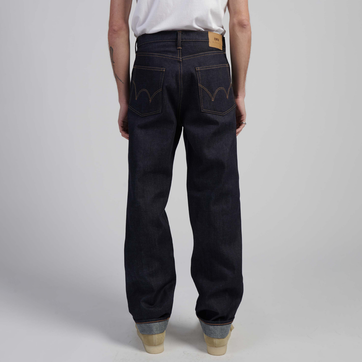 Loose Fit Jeans Kurabo Blue (Unwashed)