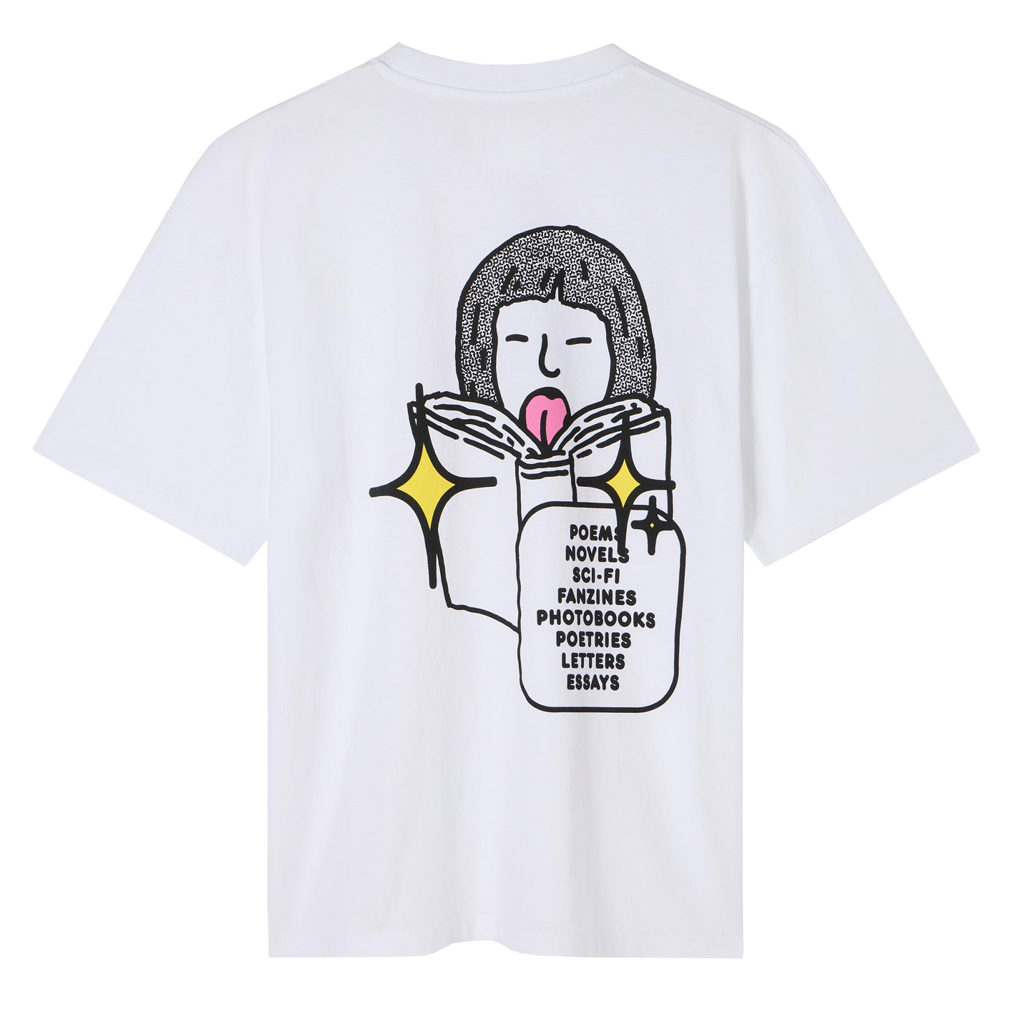 Love In Books T-Shirt White