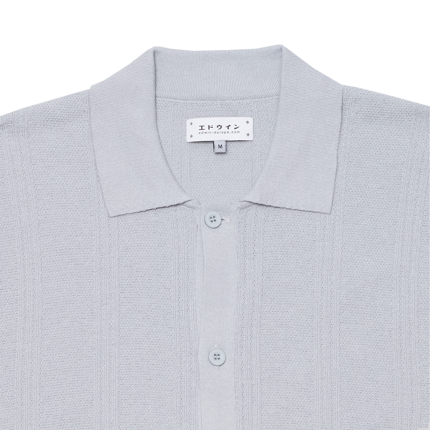Luis Buttoned Polo Grey
