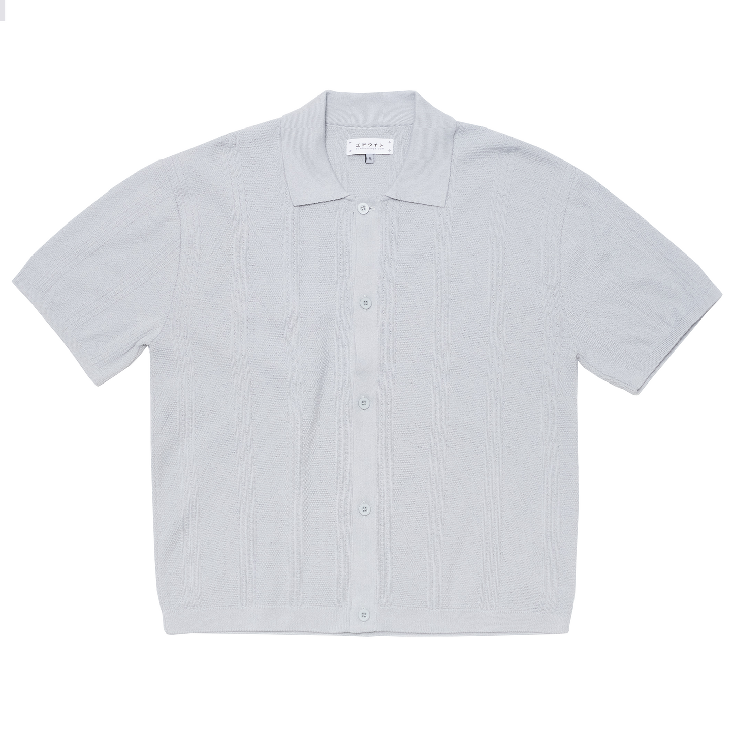 Luis Buttoned Polo Grey