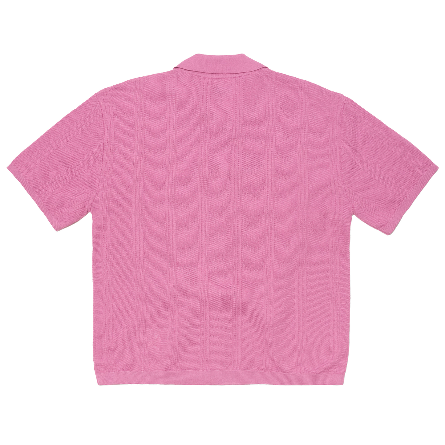Luis Buttoned Polo Pink