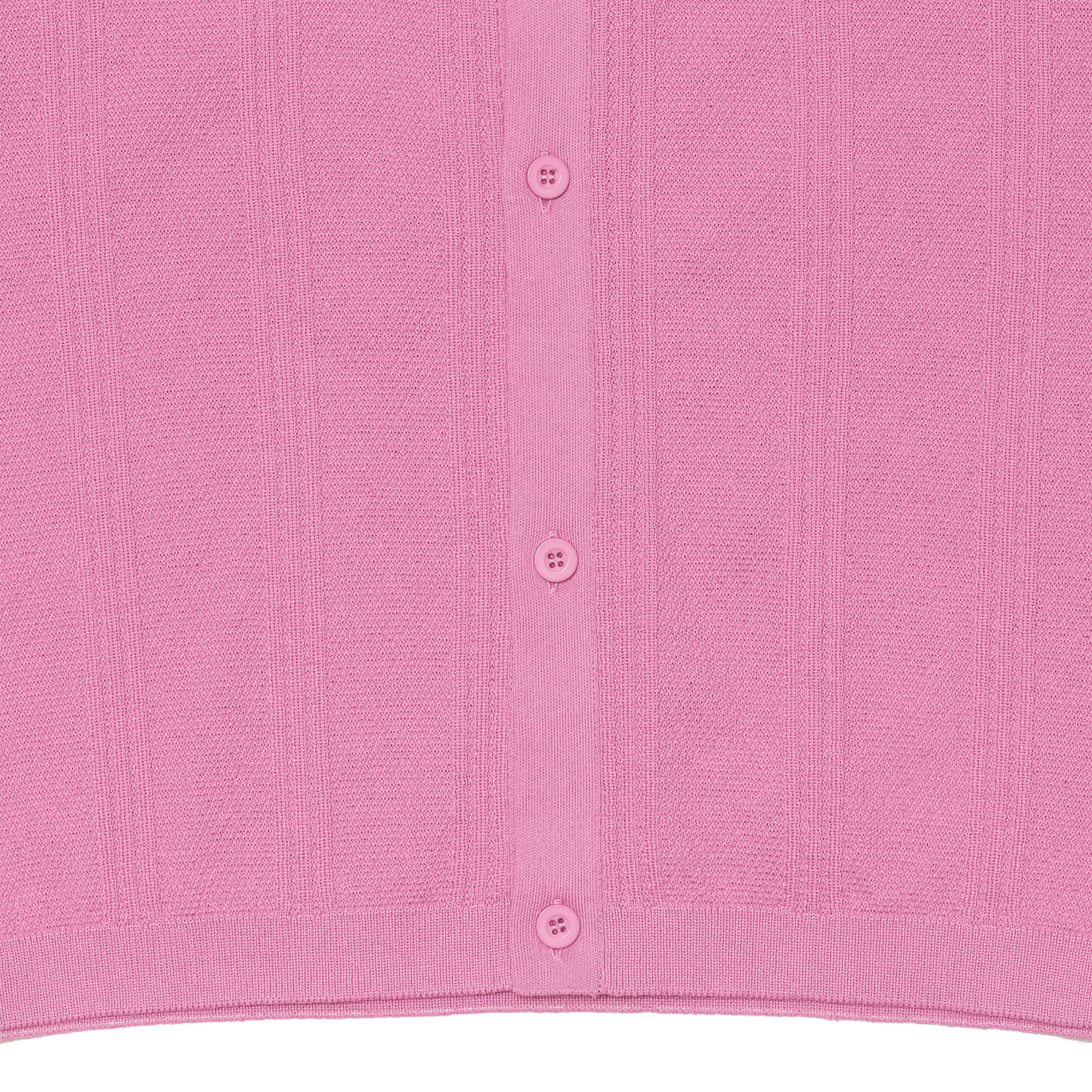 Luis Buttoned Polo Pink