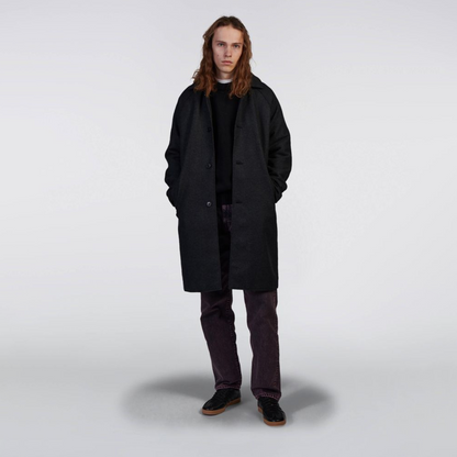 Mac Wool Coat Dark Grey Marl