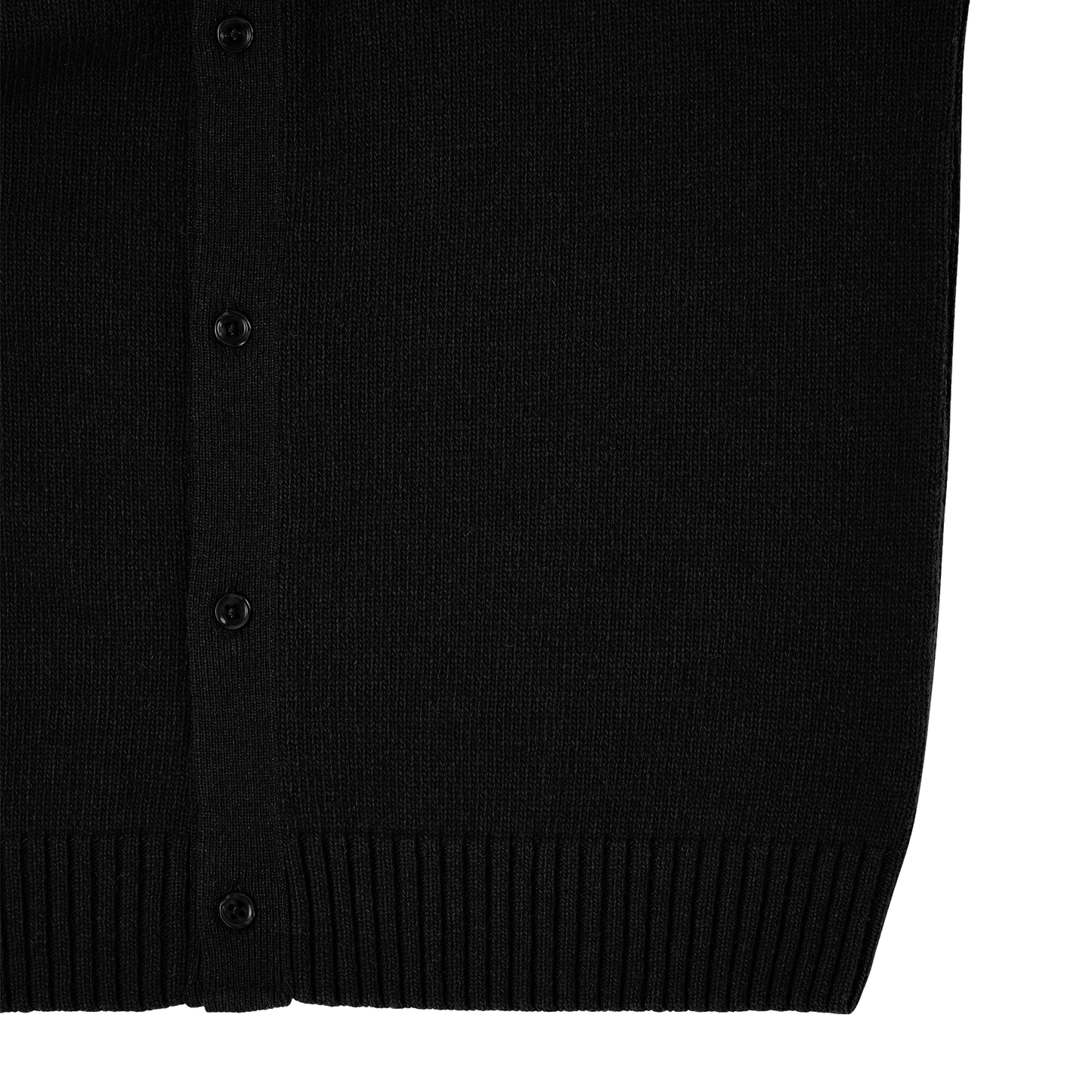 Mars Polo Cardigan Black