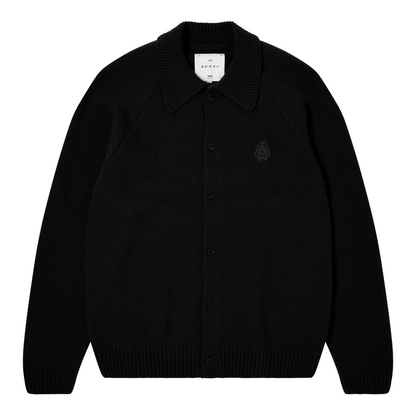 Mars Polo Cardigan Black