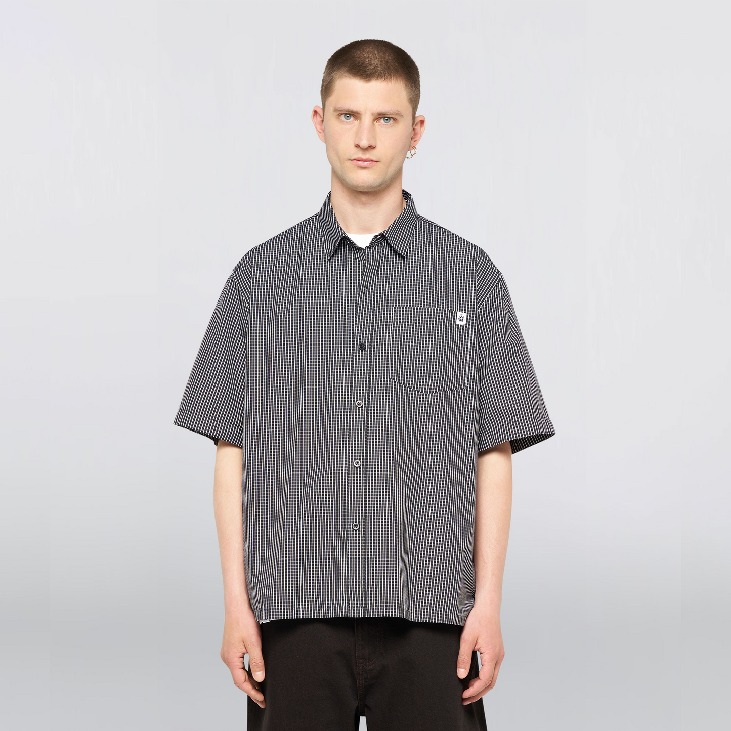 Millbury Shirt Black / White