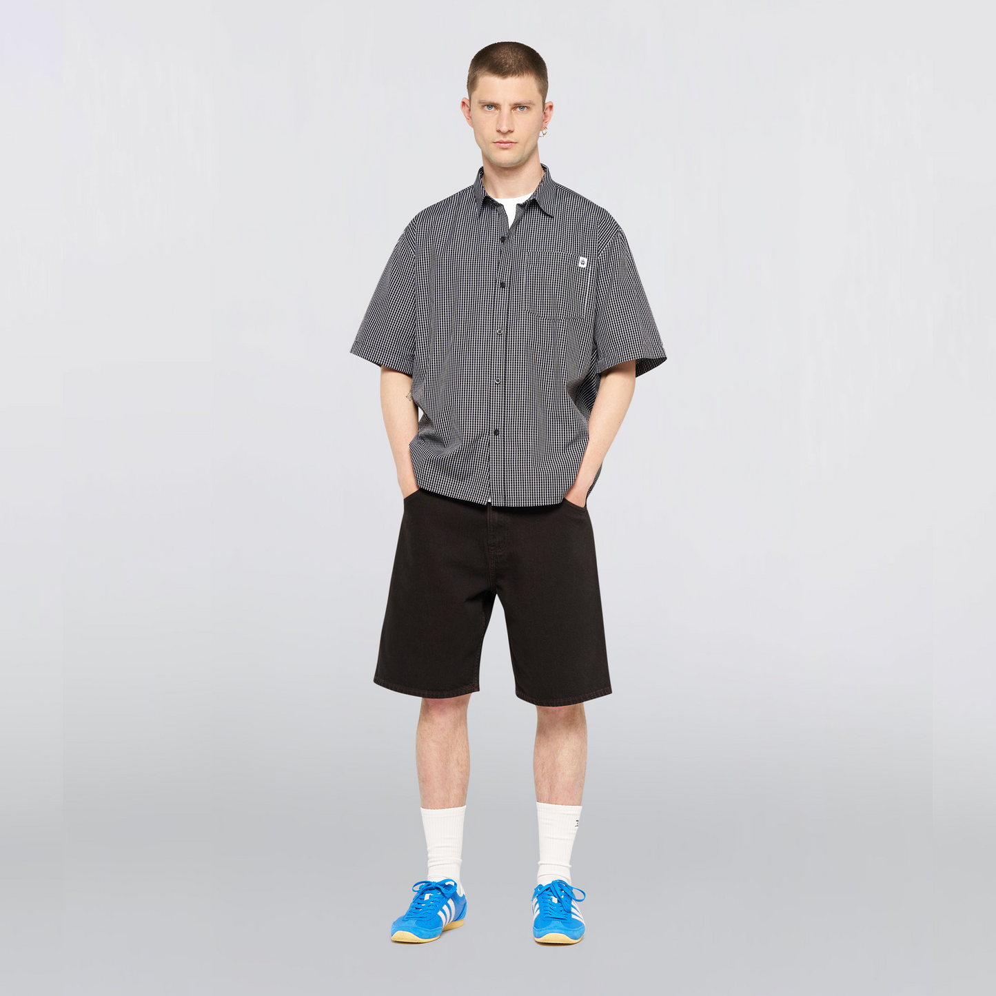 Millbury Shirt Black / White