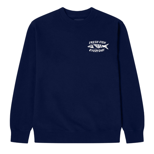 Monsieur Sakana Sweat Maritime Blue