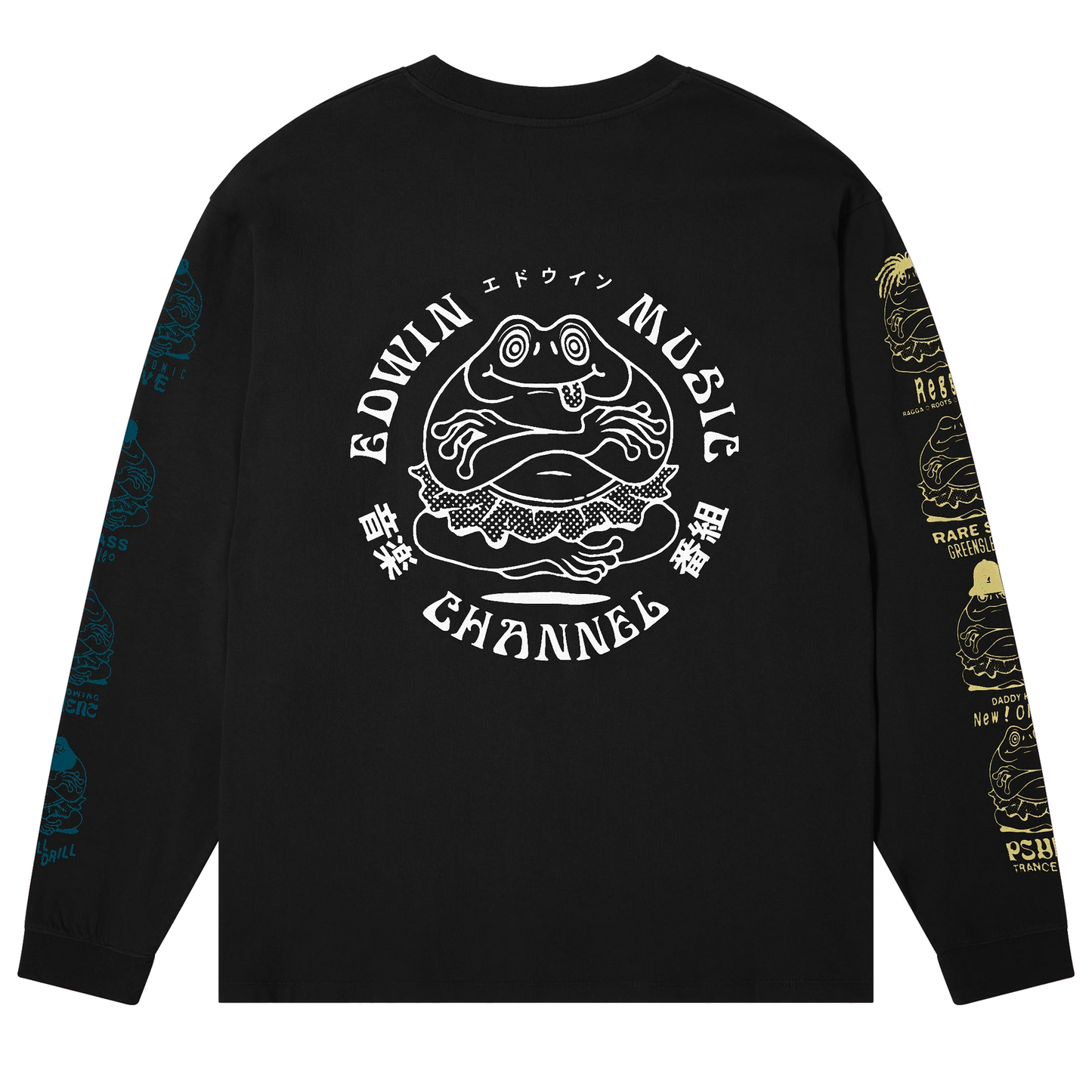 Edwin Music Channel Longsleeve T-Shirt Black