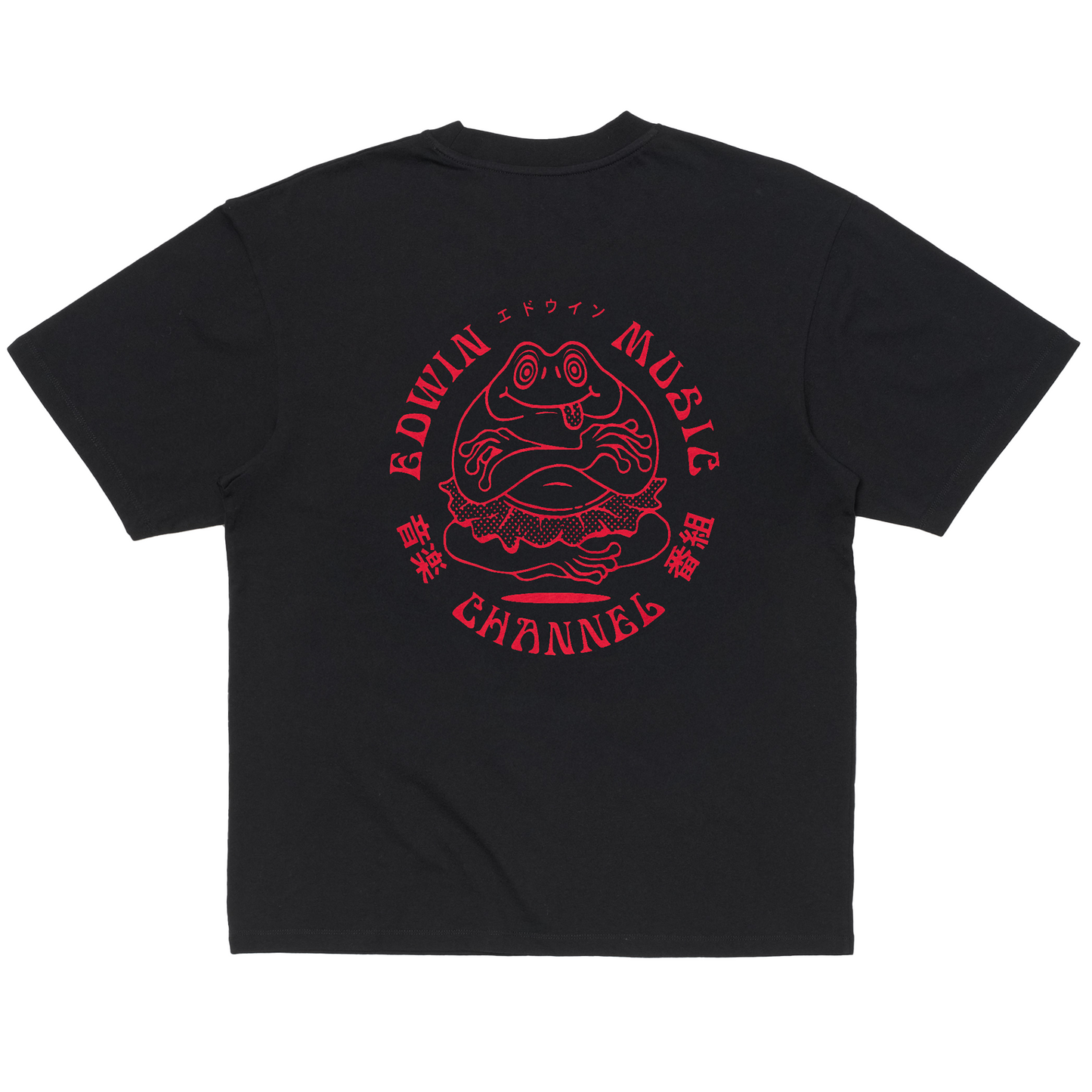 Edwin Music Channel T-Shirt Black / Red