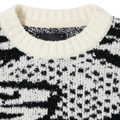 Panku Sweater White / Black