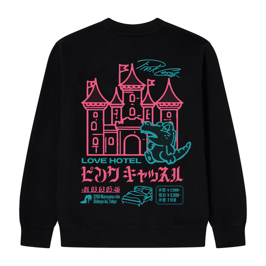 Pink Castle Sweat Black
