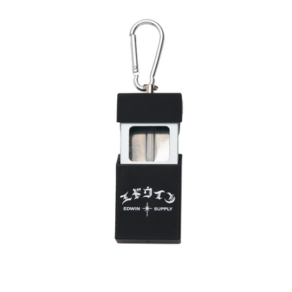Portable Ashtray Keyring Black