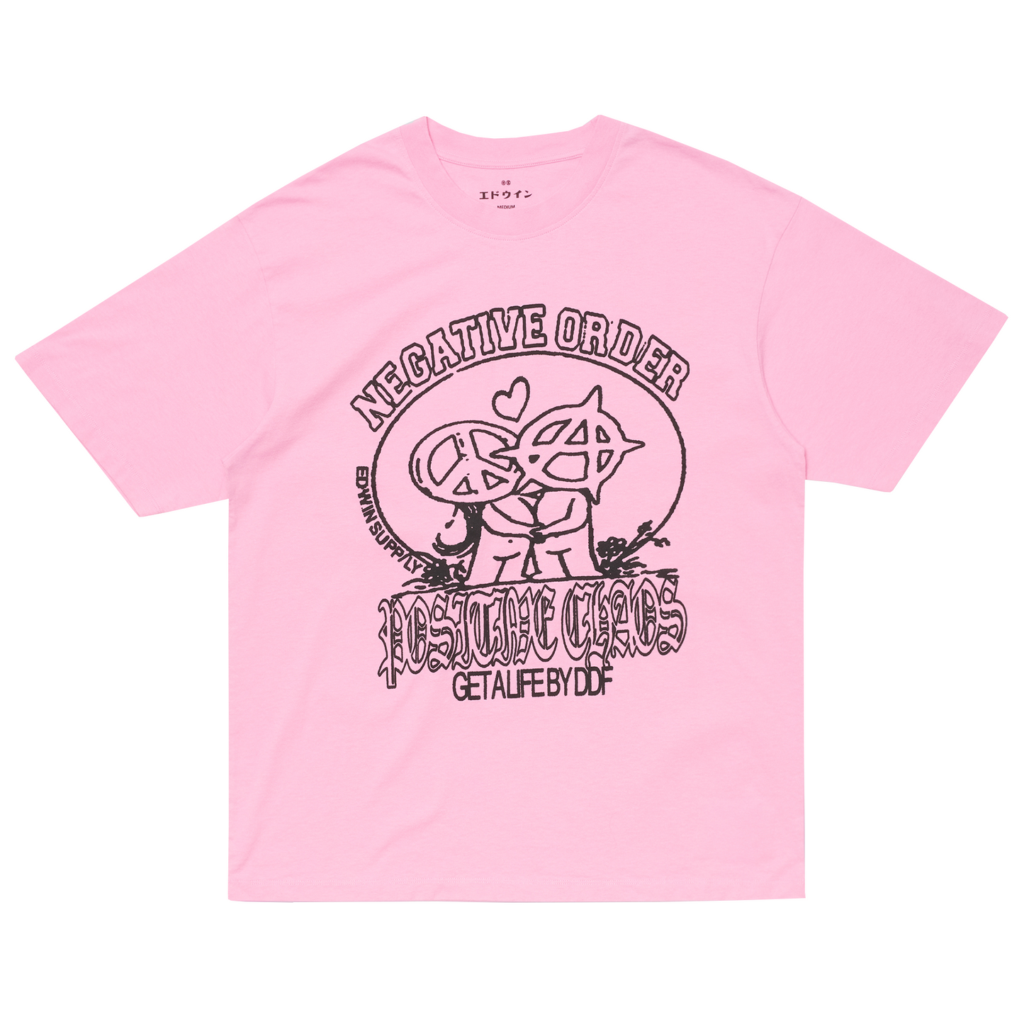 Positive Chaos T-Shirt Begonia Pink