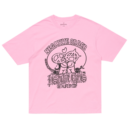 Positive Chaos T-Shirt Begonia Pink